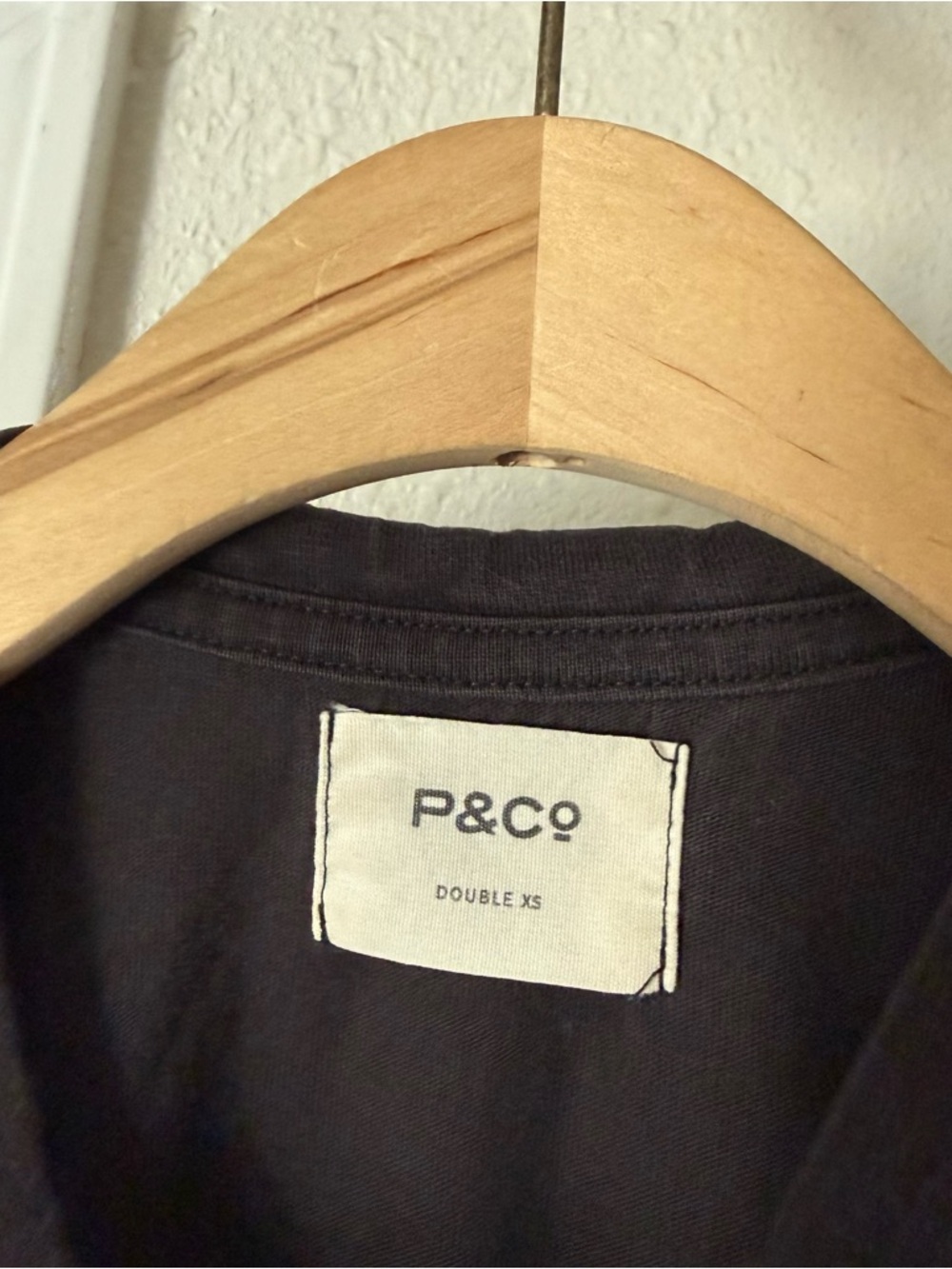 P&CO washed black graphic Mother Nature patch pocket crew neck tee t-shirt - Picture 5 of 7